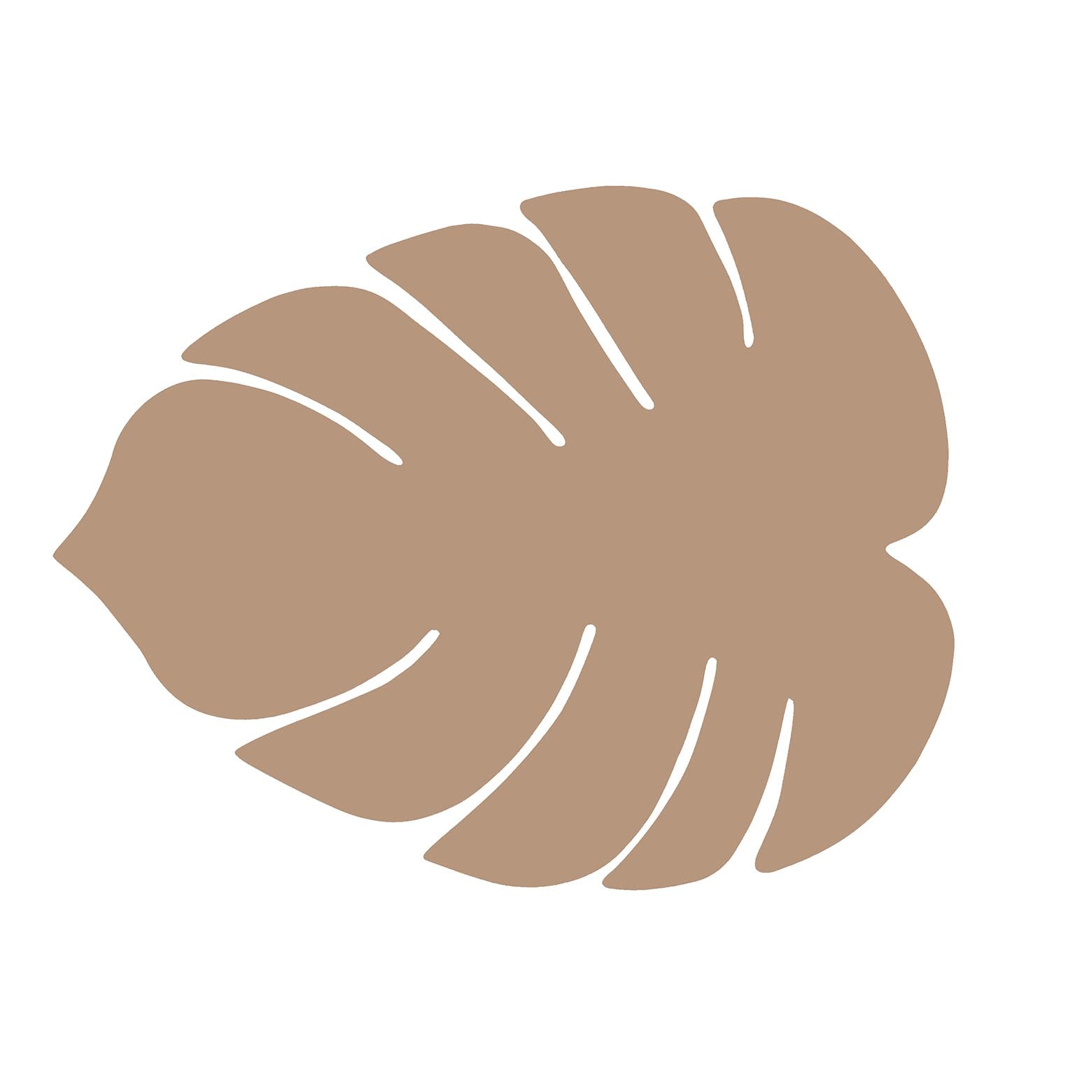 SALVAMANTEL HOJA BEIGE Versaotoño