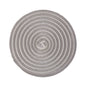 SALVAMANTEL REDONDO BEIGE Y BLANCO