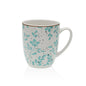MUG  FLORES TURQUESAS Versaotoño