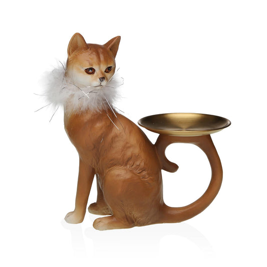 FIGURA DE GATO CON BANDEJA Versaotoño