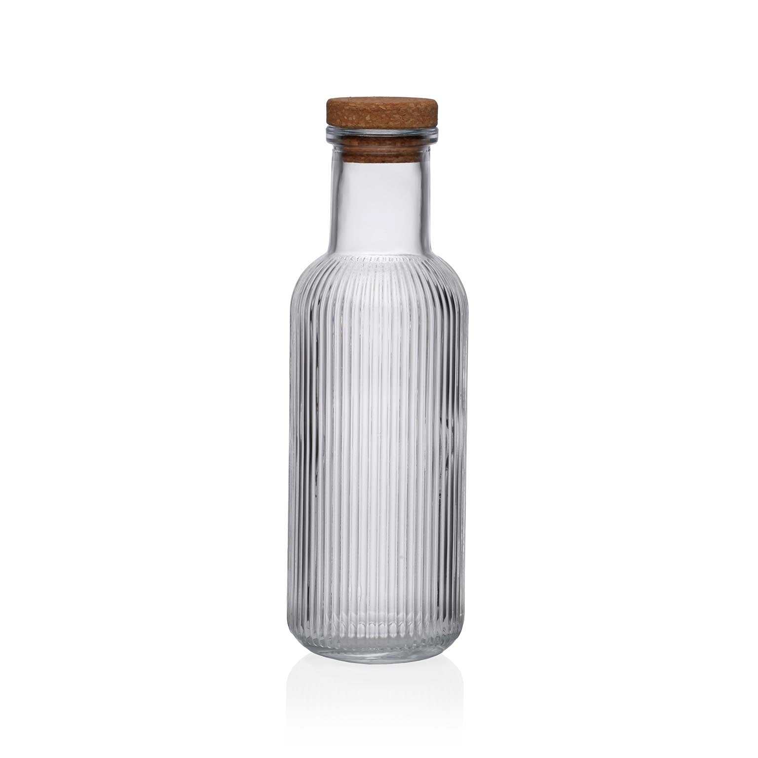 BOTELLA  TRANSPARENTE RAYAS 1000ML Versaotoño