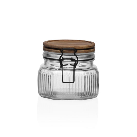 BOTE  CON TAPA ACACIA  600ML Versaotoño