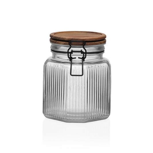 BOTE  CON TAPA ACACIA 1000ML Versaotoño