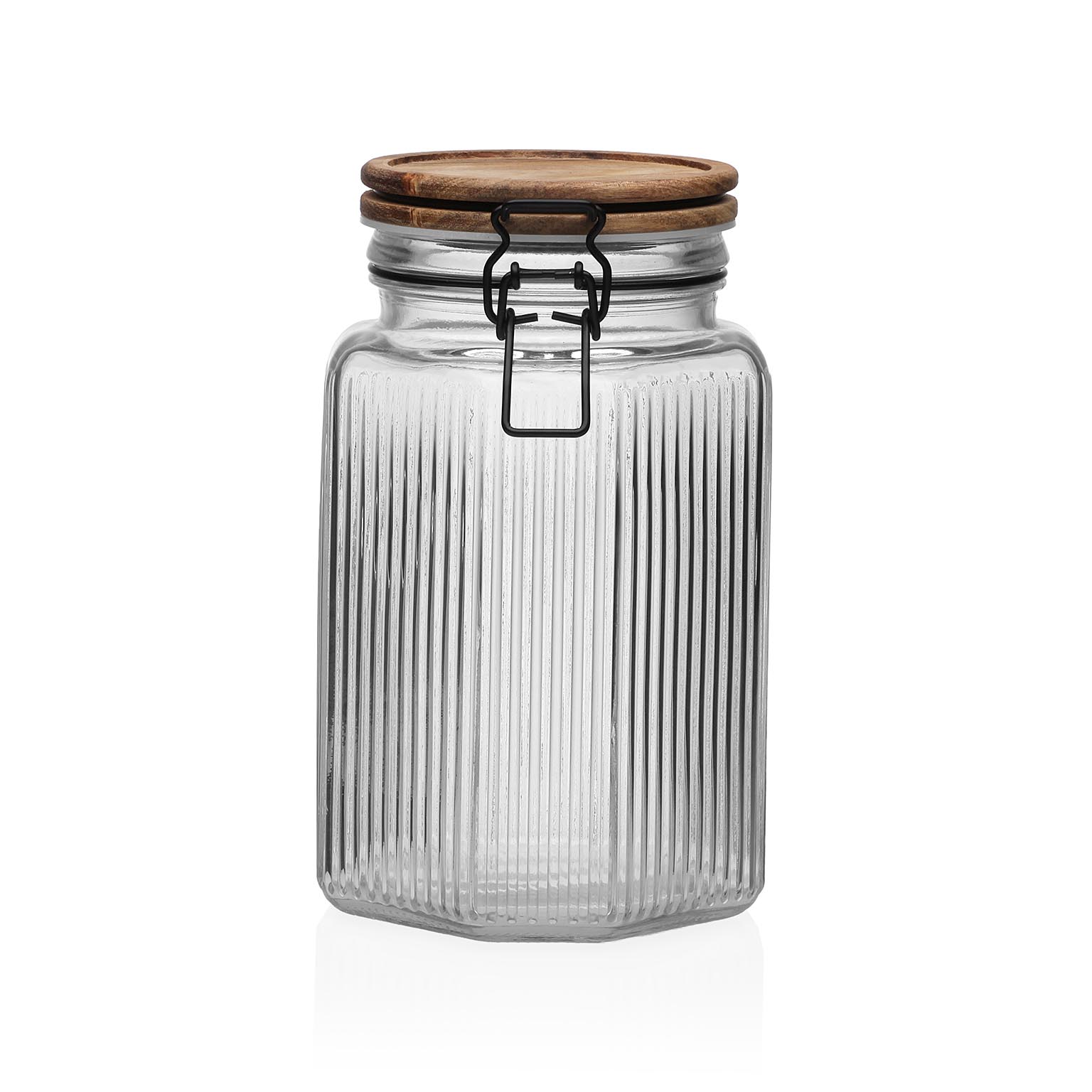 BOTE  CON TAPA ACACIA 1500ML Versaotoño