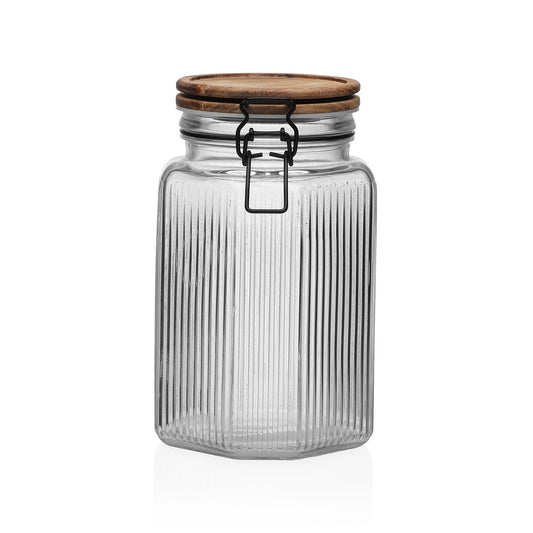 BOTE  CON TAPA ACACIA 1500ML Versaotoño