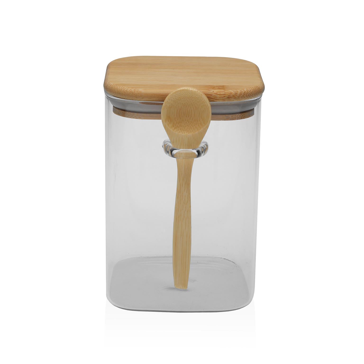 BOTE  850ML BOROSILICATO CON CUCHARA Versaotoño