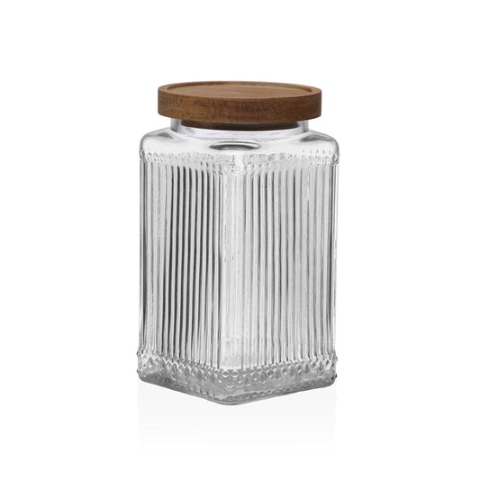 BOTE CRISTAL TAPON ACACIA 980ML VERSA 2026 JUNIO