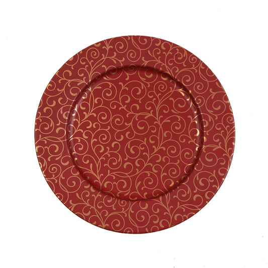BAJOPLATO SERPENTINE ROJO Versaotoño