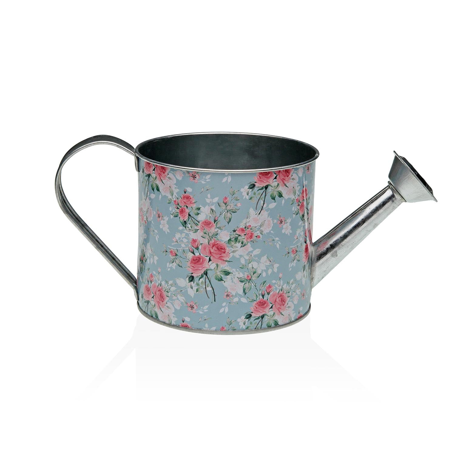 REGADERA 26 CM AZUL CON FLORES Versaotoño