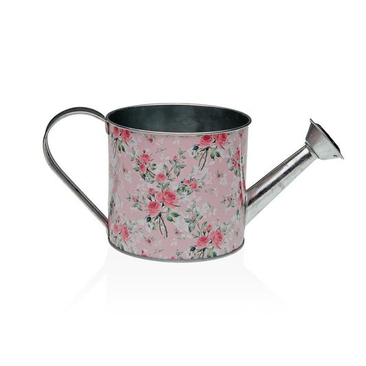 REGADERA 26 CM ROSA CON FLORES Versaotoño