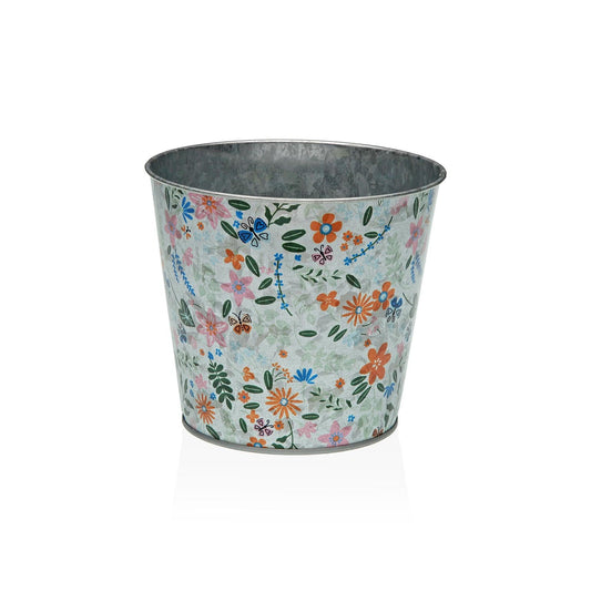 MACETA METALICA S FLOWER ROSE Versaotoño