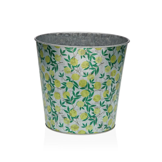 MACETA METALICA AQUA  XL LEMONS Versaotoño