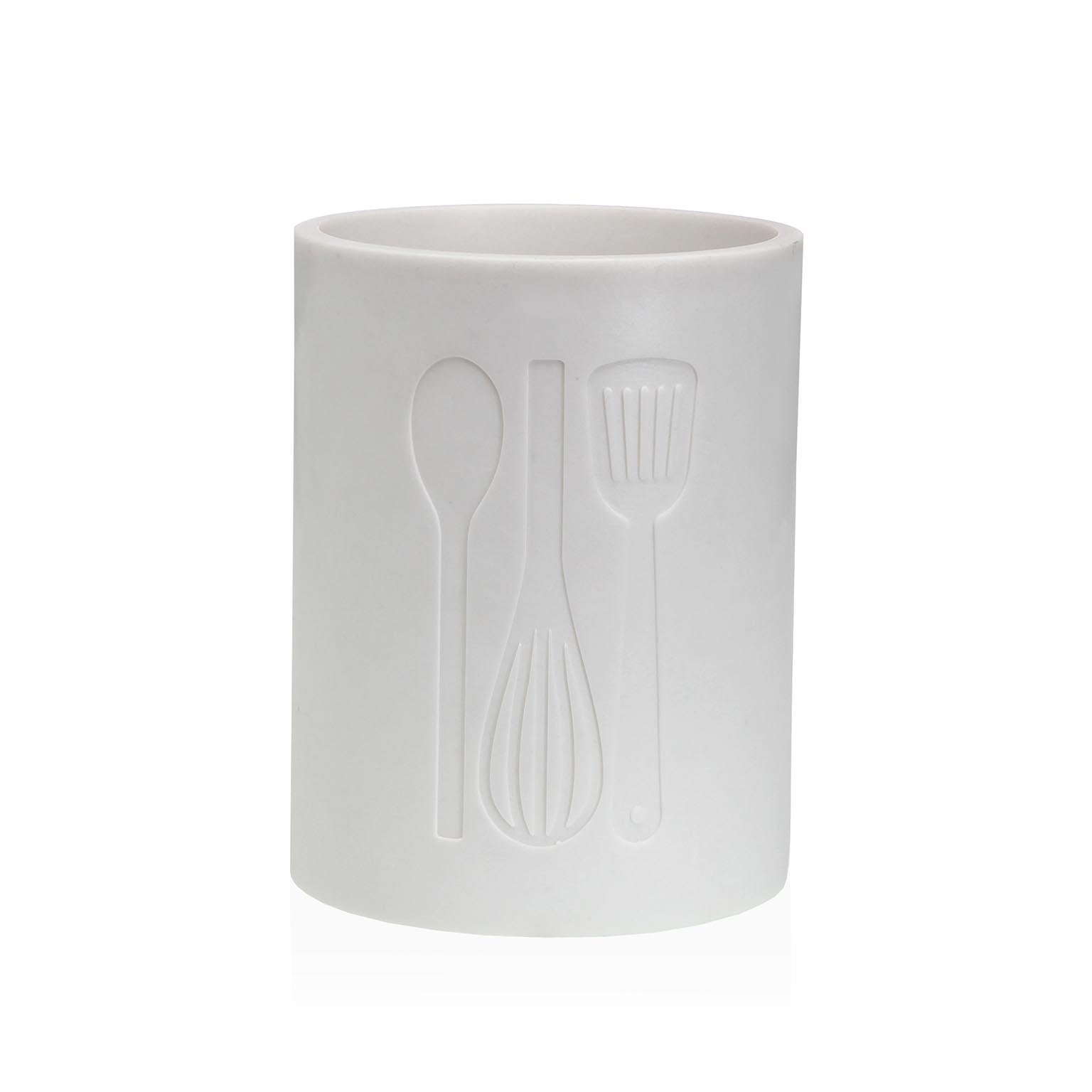 PORTAUTENSILIOS GRANDE COCINA BLANCO Versaotoño