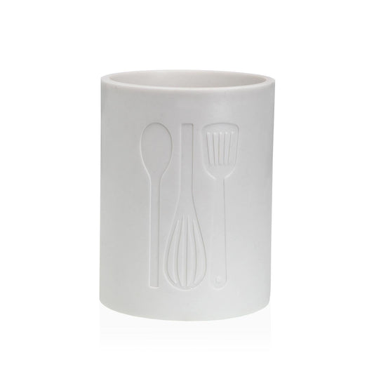 PORTAUTENSILIOS GRANDE COCINA BLANCO Versaotoño