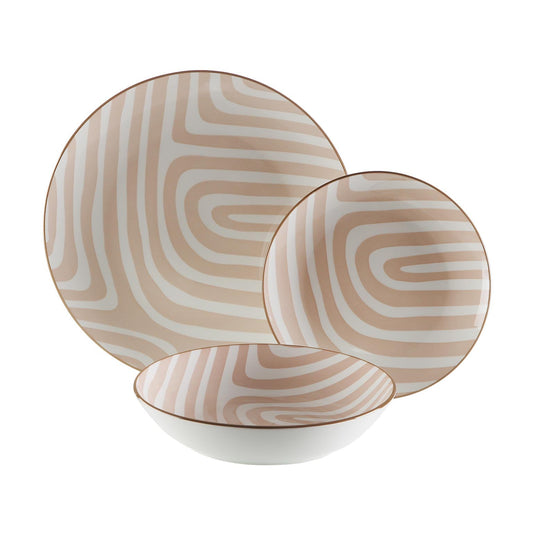 VAJILLA 18 P. DENALI BEIGE Versaotoño