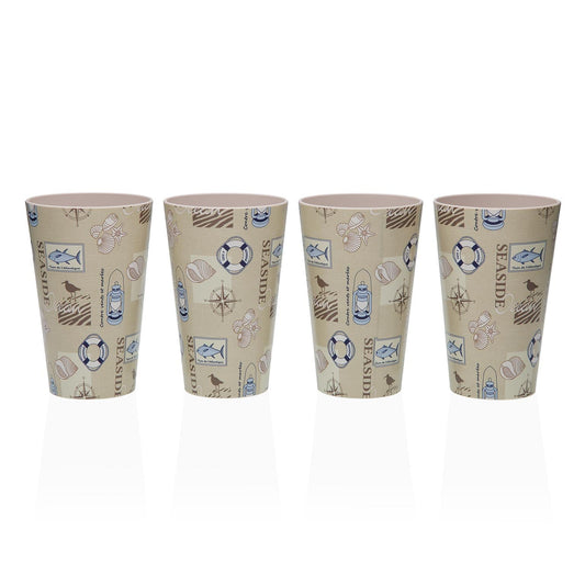 SET 4 VASOS SEASIDE Versaotoño