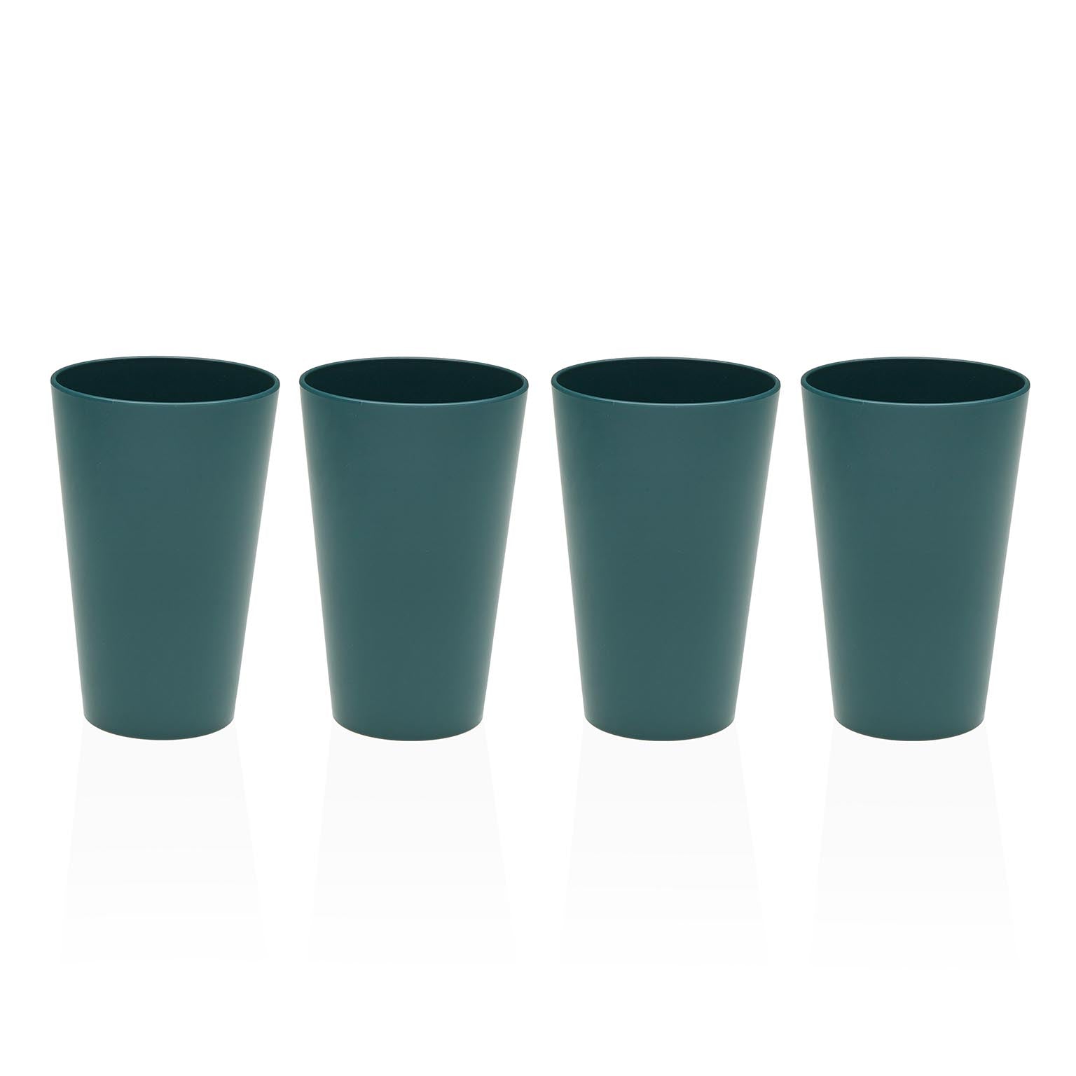 SET 4 VASOS AZULES Versaotoño