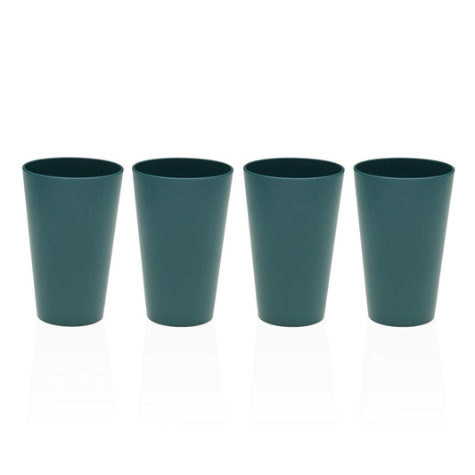 SET 4 VASOS AZULES Versaotoño