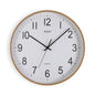 RELOJ PARED MADERA CLARA 40CM Versaotoño