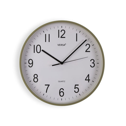 RELOJ DE PARED VERDE CLARO 30CM Versaotoño