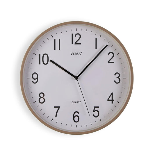 RELOJ DE PARED GRIS CLARO 35CM Versaotoño
