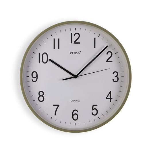 RELOJ DE PARED VERDE CLARO 35CM Versaotoño