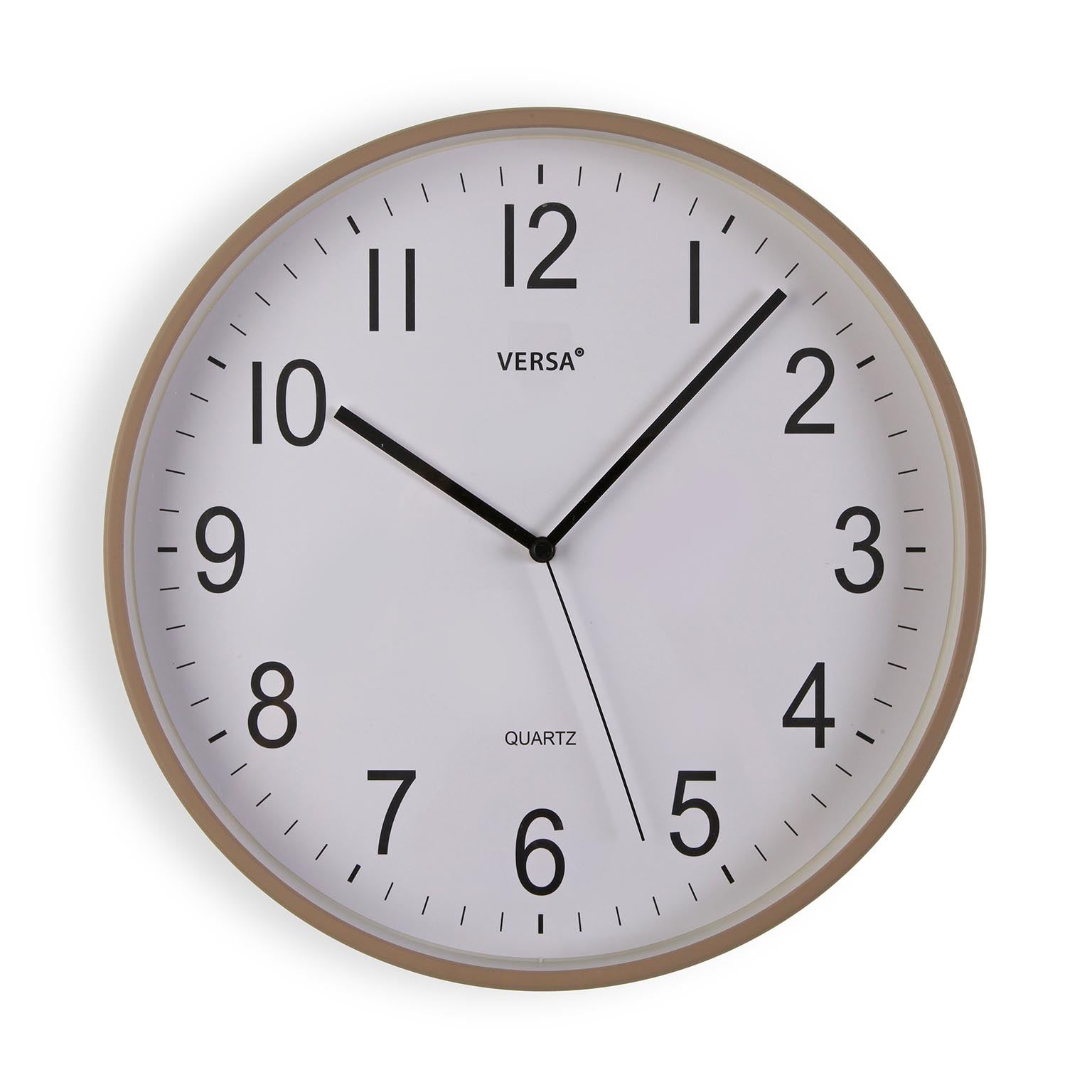 RELOJ DE PARED GRIS CLARO 40CM Versaotoño