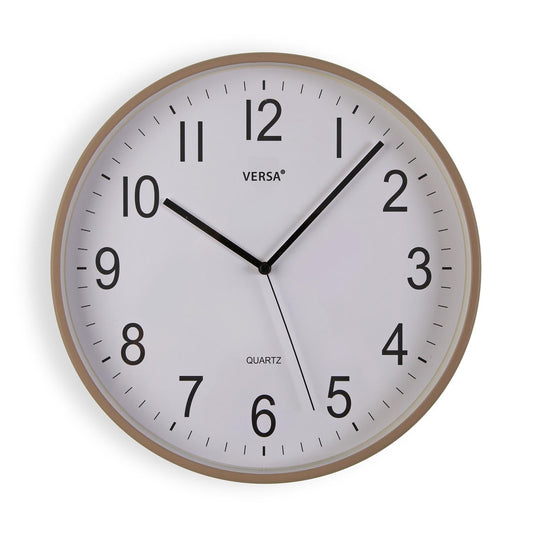 RELOJ DE PARED GRIS CLARO 40CM Versaotoño