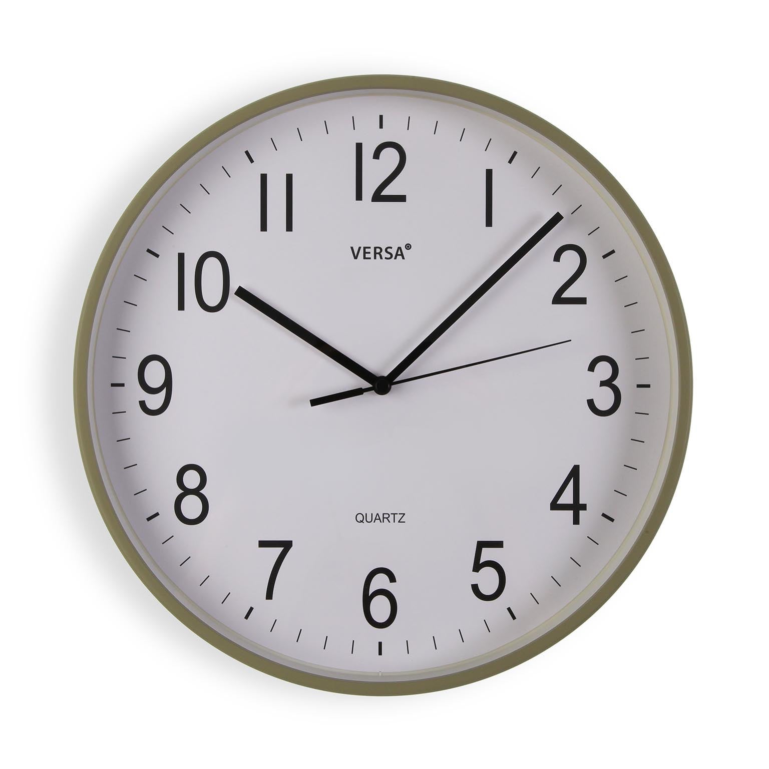 RELOJ DE PARED VERDE CLARO 40CM Versaotoño