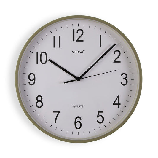 RELOJ DE PARED VERDE CLARO 40CM Versaotoño