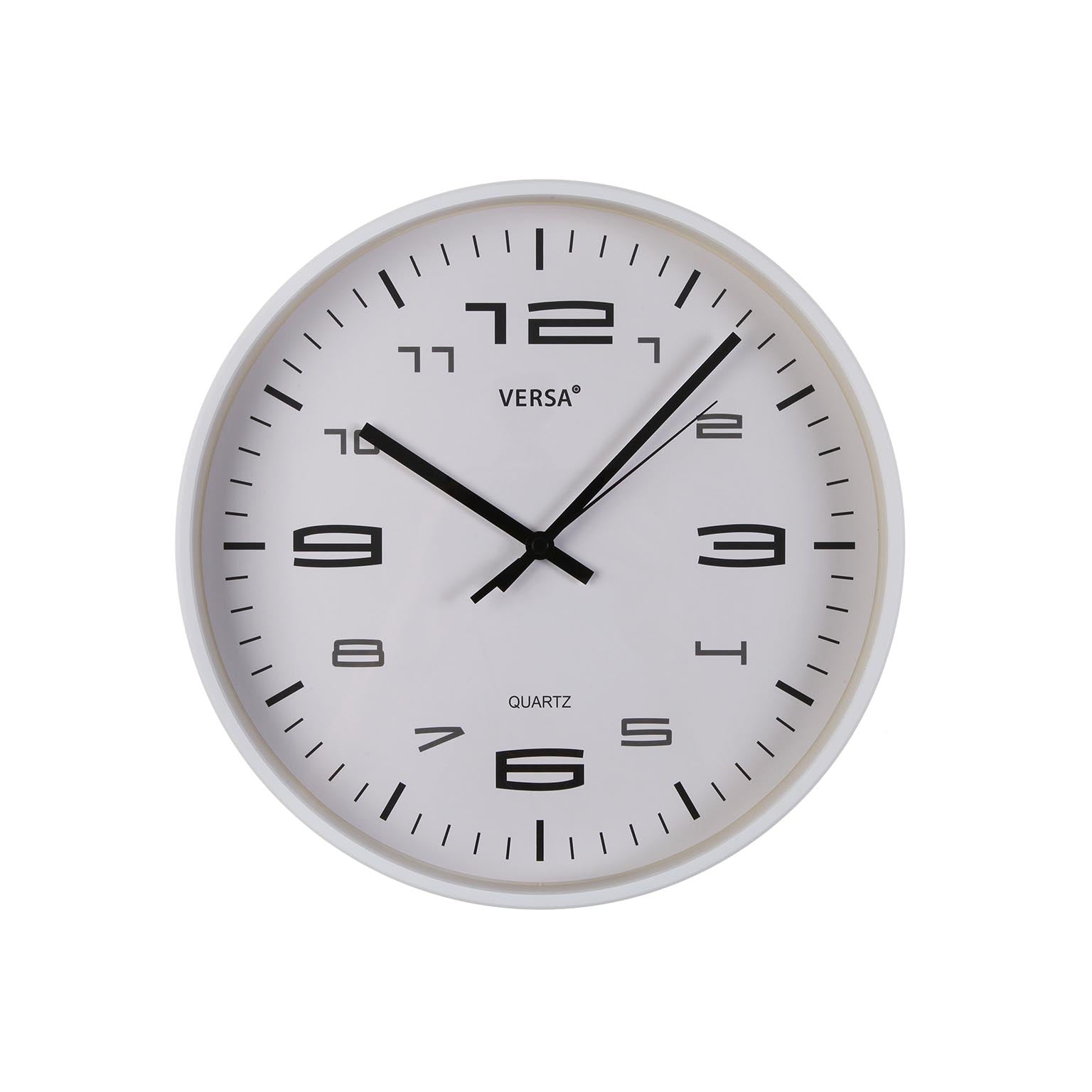 RELOJ DE PARED BLANCO 25CM Versaotoño