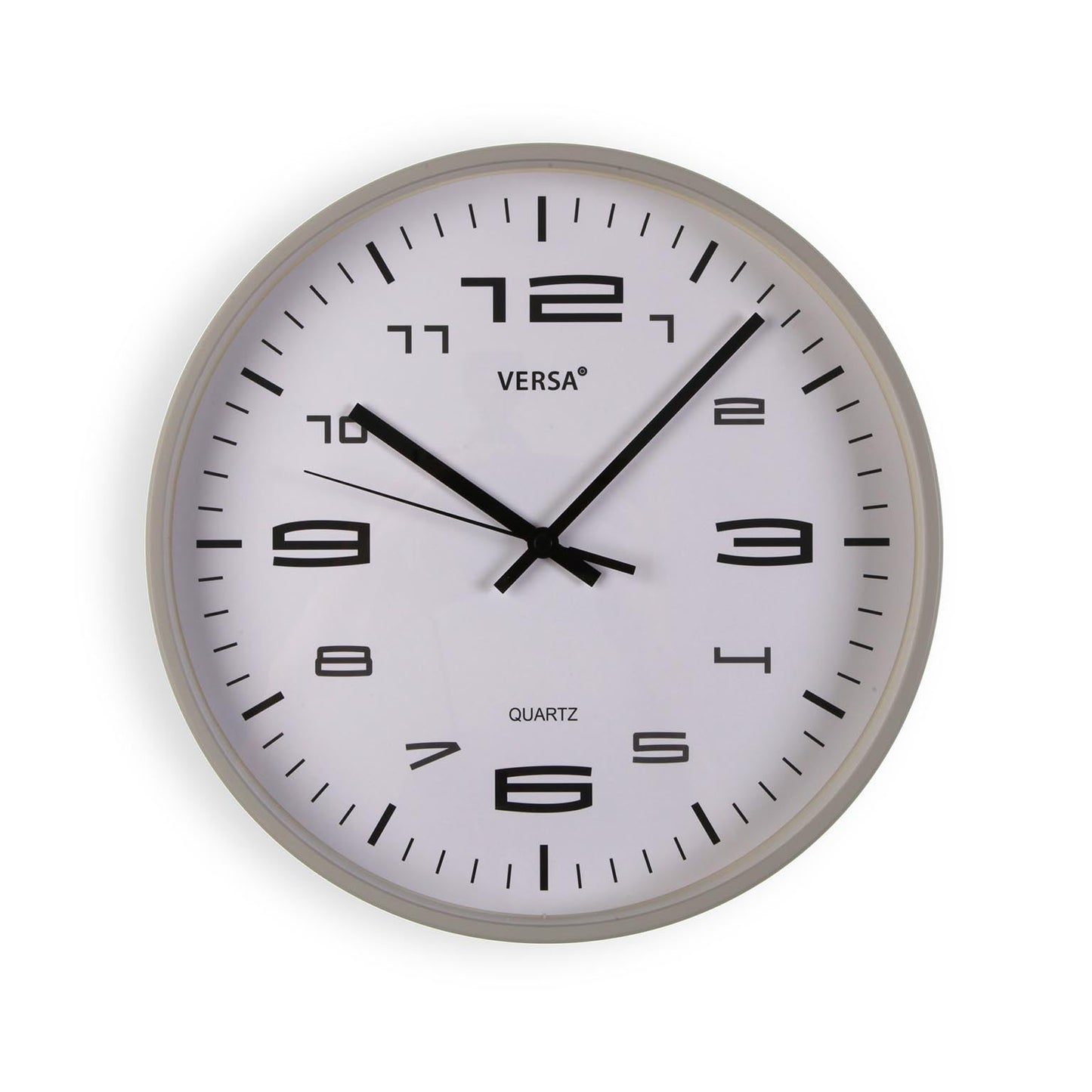 RELOJ DE PARED GRIS CLARO 30CM Versaotoño