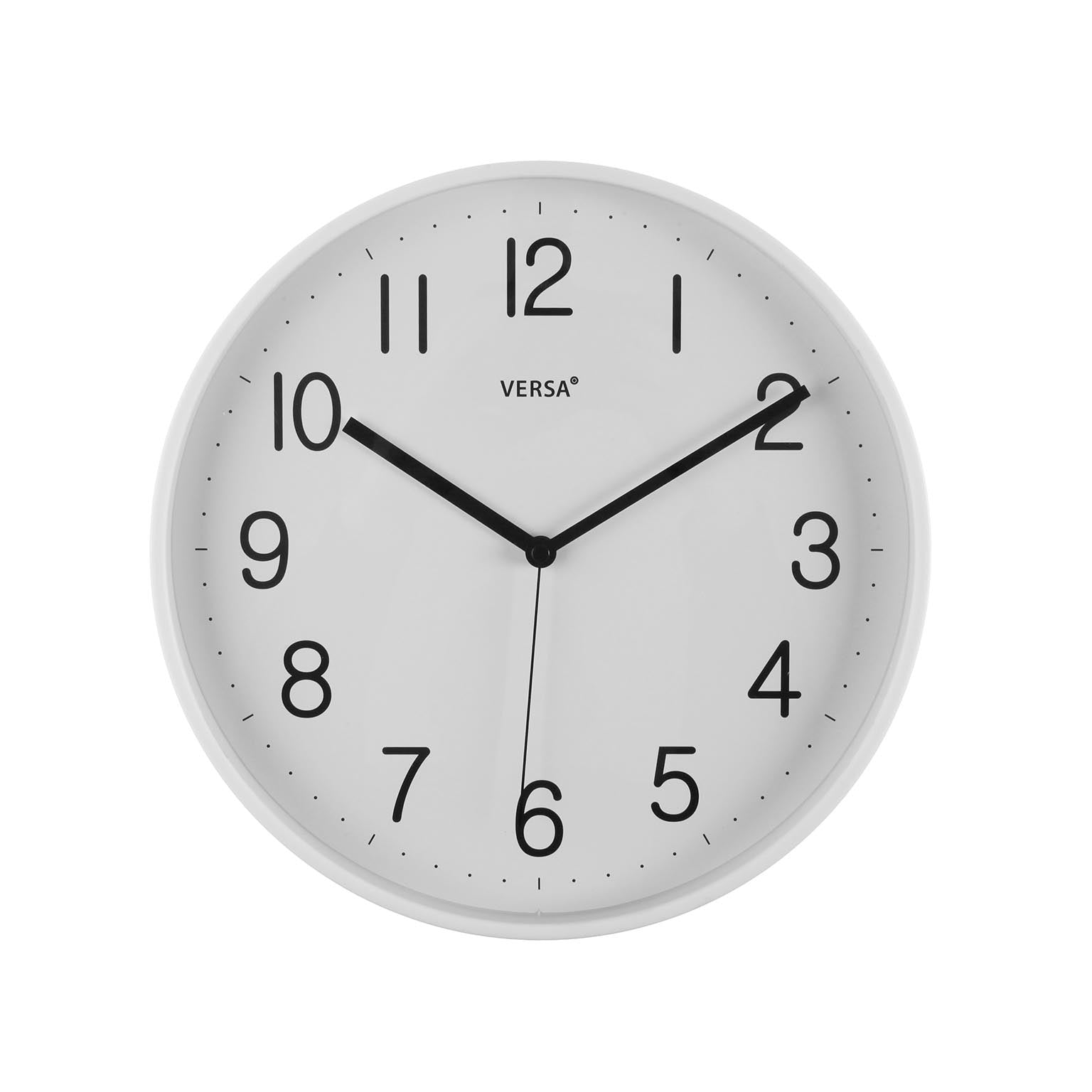 RELOJ PARED BLANCO 30CM VERSA 2026 JUNIO