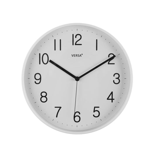 RELOJ PARED BLANCO 30CM VERSA 2026 JUNIO