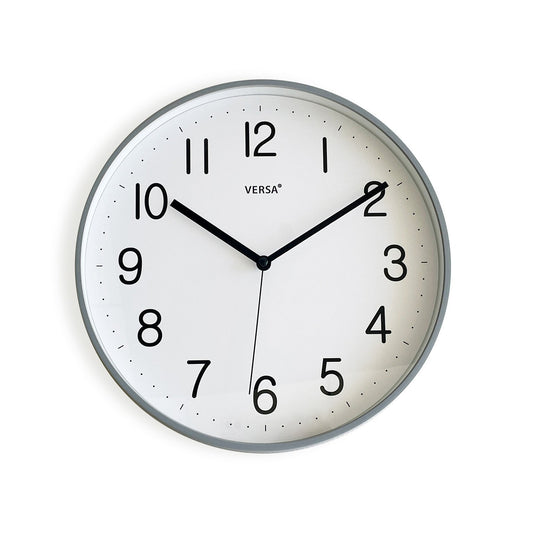 RELOJ PARED GRIS 30CM VERSA FEBRERO