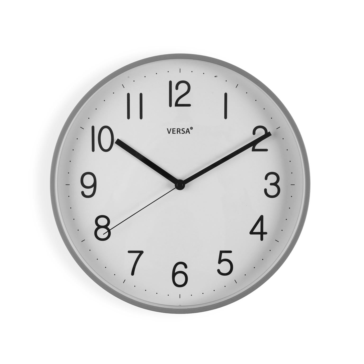 RELOJ PARED GRIS 30CM VERSA 2026 JUNIO