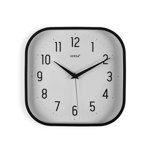 RELOJ PARED SQUARE NEGRO VERSA 2026 JUNIO