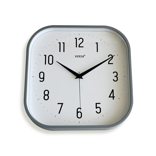 RELOJ PARED SQUARE GRIS VERSA FEBRERO