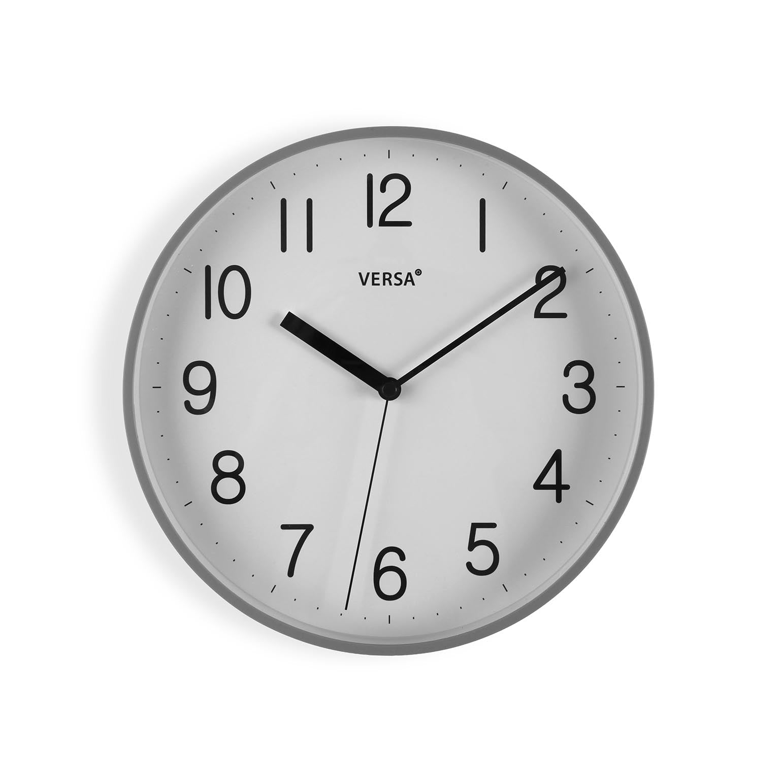 RELOJ PARED GRIS 25CM VERSA 2026 JUNIO