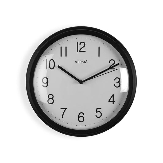 RELOJ PARED NEGRO 26CM VERSA 2026 JUNIO
