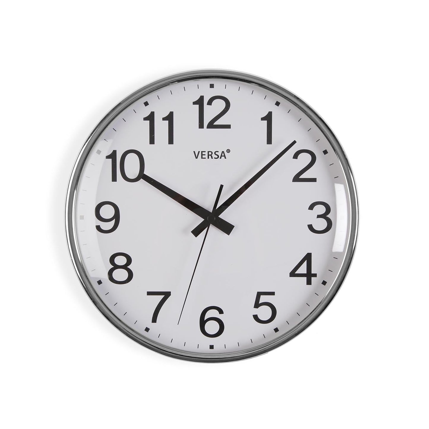 RELOJ PARED GIA PLATEADO 26CM VERSA 2026 JUNIO