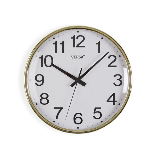RELOJ PARED GIA DORADO 26CM VERSA 2026 JUNIO