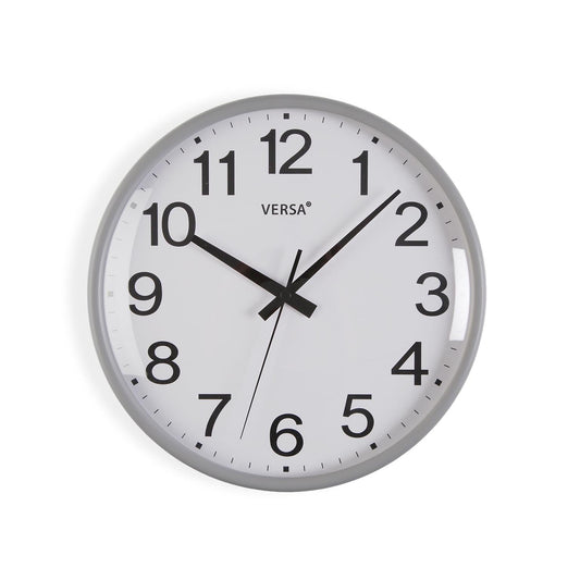 RELOJ PARED GIA GRIS 26CM VERSA 2026 JUNIO