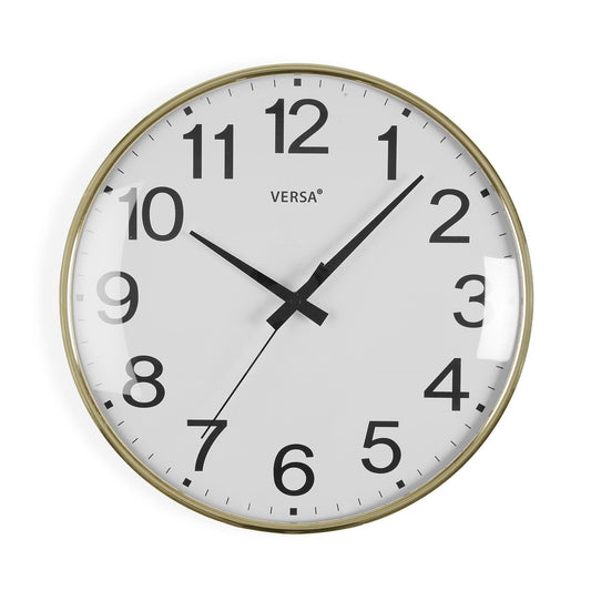 RELOJ PARED GIA DORADO 35CM VERSA 2026 JUNIO