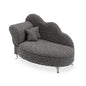 JOYERO GRIS OSCURO EN FORMA DE CHAISE LONGUE Versaotoño