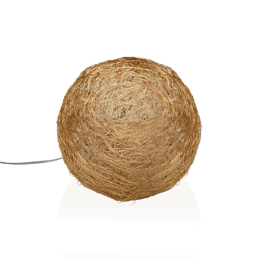 BOLA DORADA EN 3D LUMINOSA 15CM Versaotoño