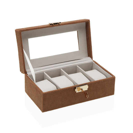 CAJA TERRACOTA PARA 4 RELOJES Versaotoño