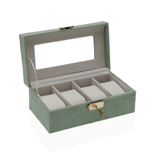 CAJA VERDE PARA 4 RELOJES Versaotoño