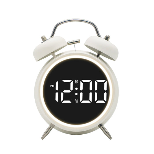 RELOJ DESPERTADOR DIGITAL BLANCO VERSA FEBRERO