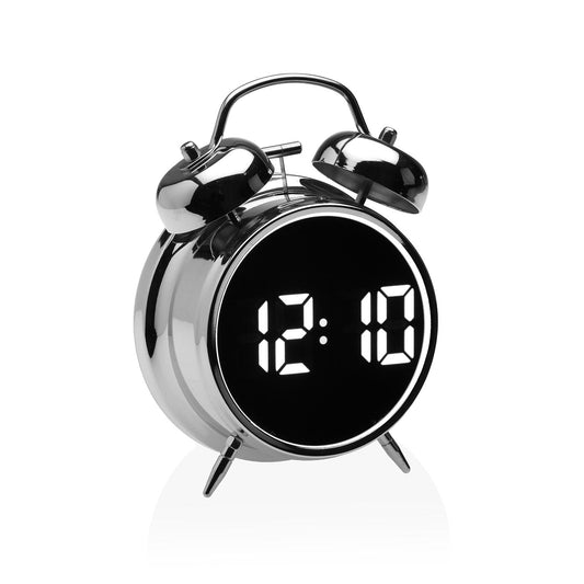 RELOJ DESPERTADOR DIGITAL PLATEADO VERSA 2026 JUNIO